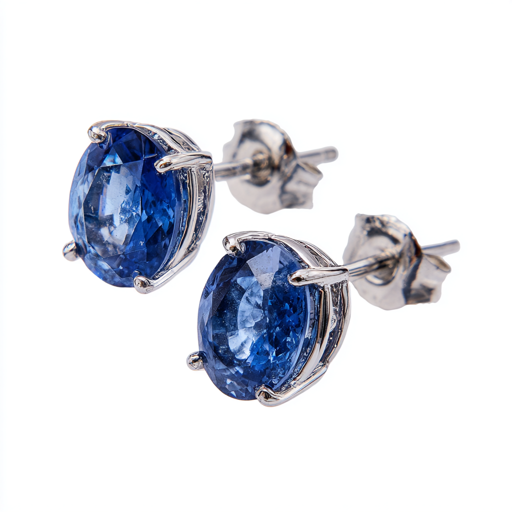 Sapphire Stud Earrings